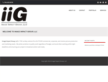 Tablet Screenshot of imageimpactgroup.com